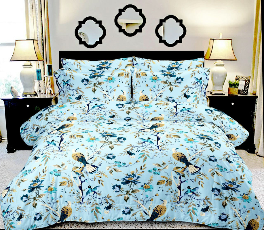 Bedsheets King Size with Pillow Covers (Roma 003