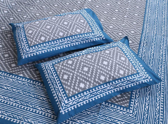 Bedsheets King Size with Pillow Covers (Princess 025